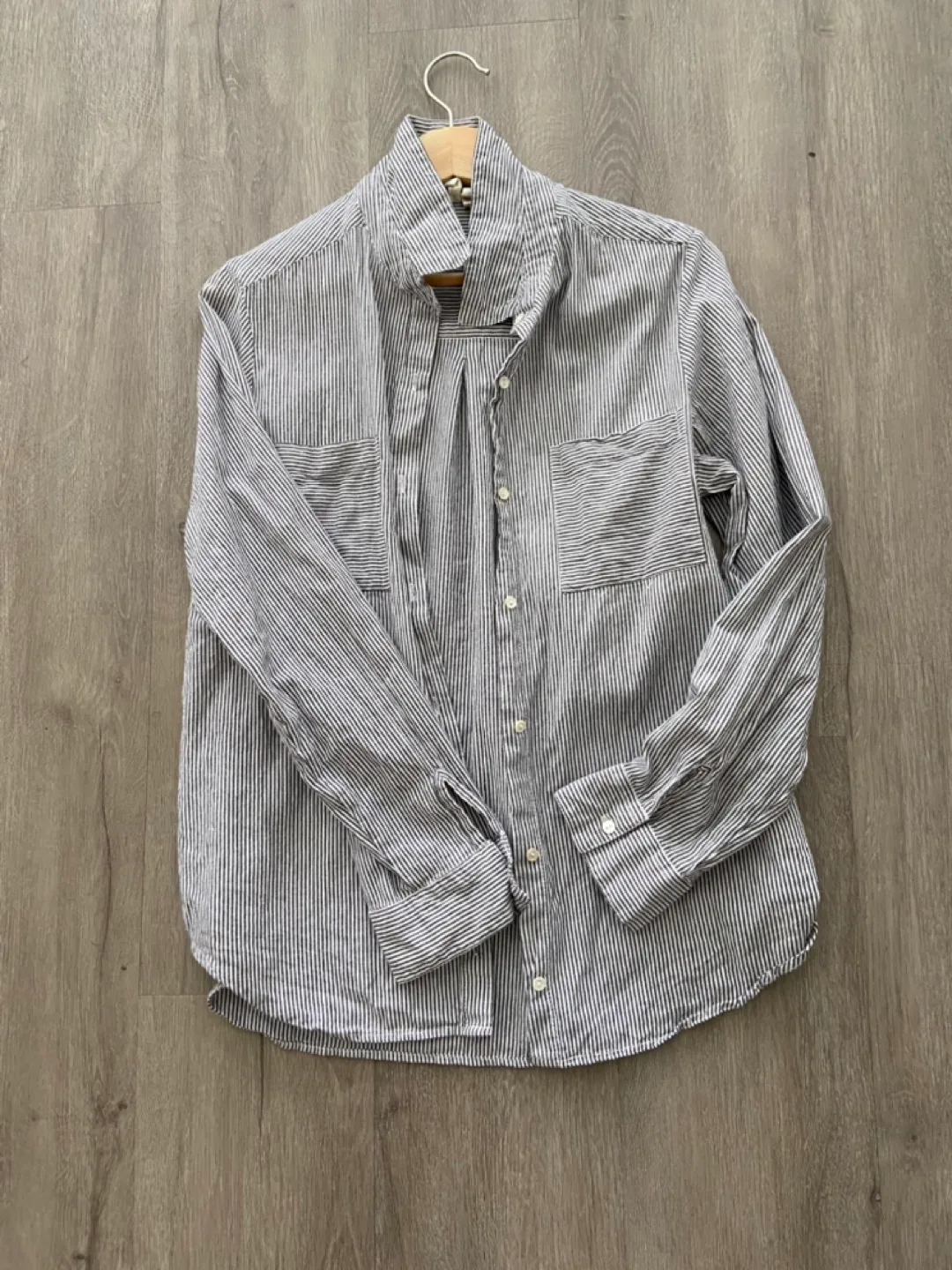 Striped Long Sleeve Button Up Shirt thumbnail