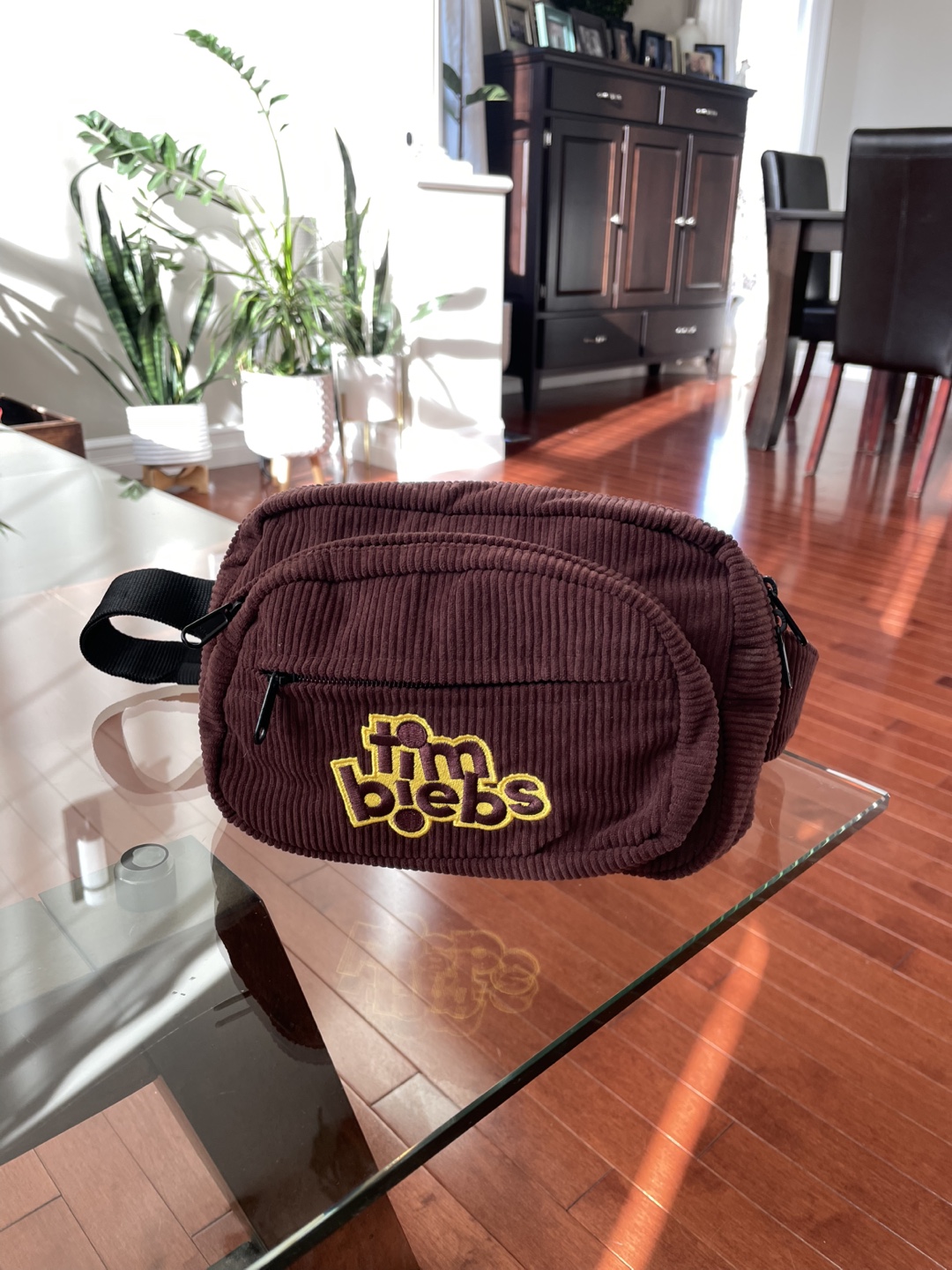Tim Hortons x Justin Bieber Corduroy Bum Bag