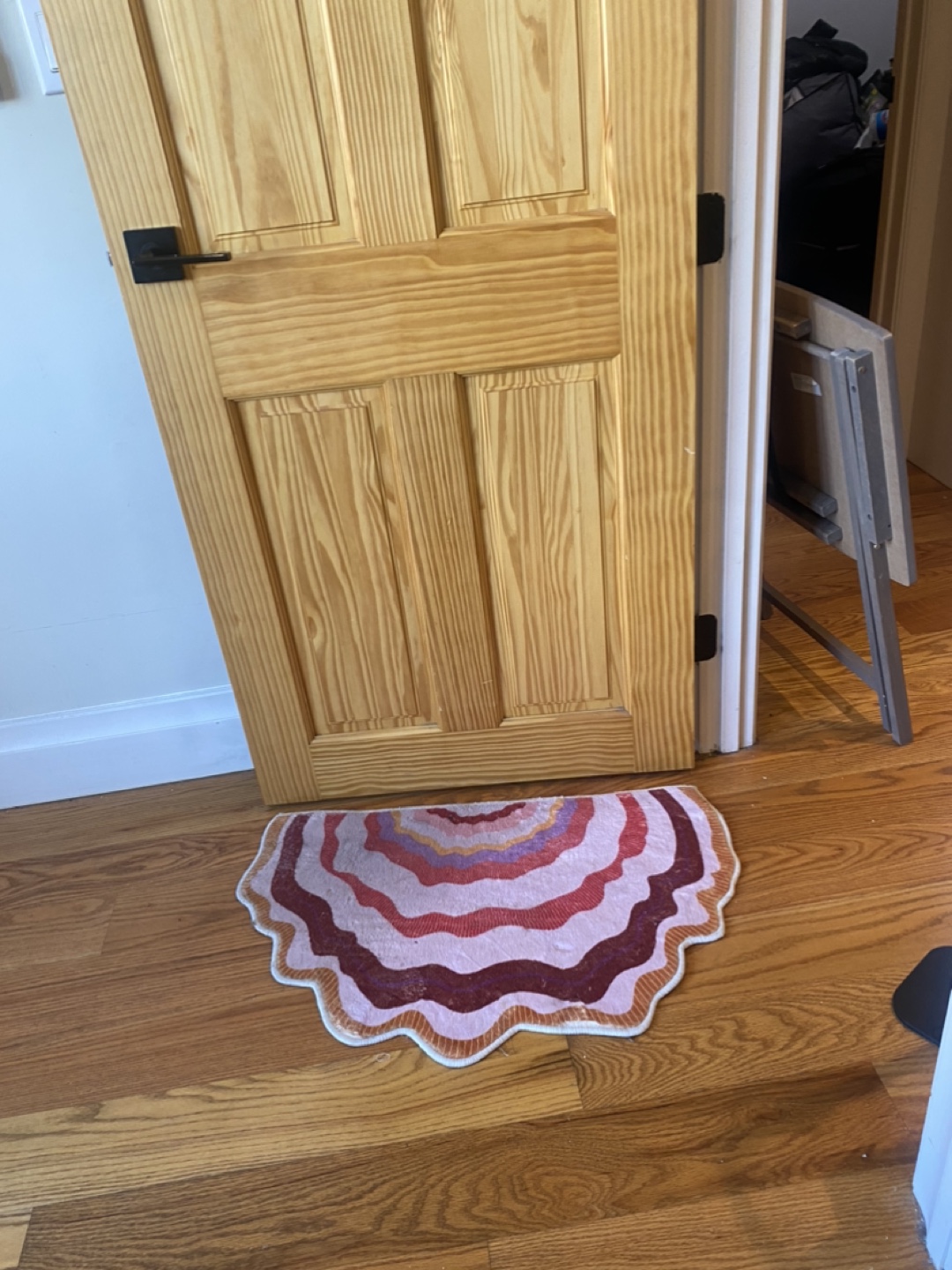 Pink and Purple Abstract Rug