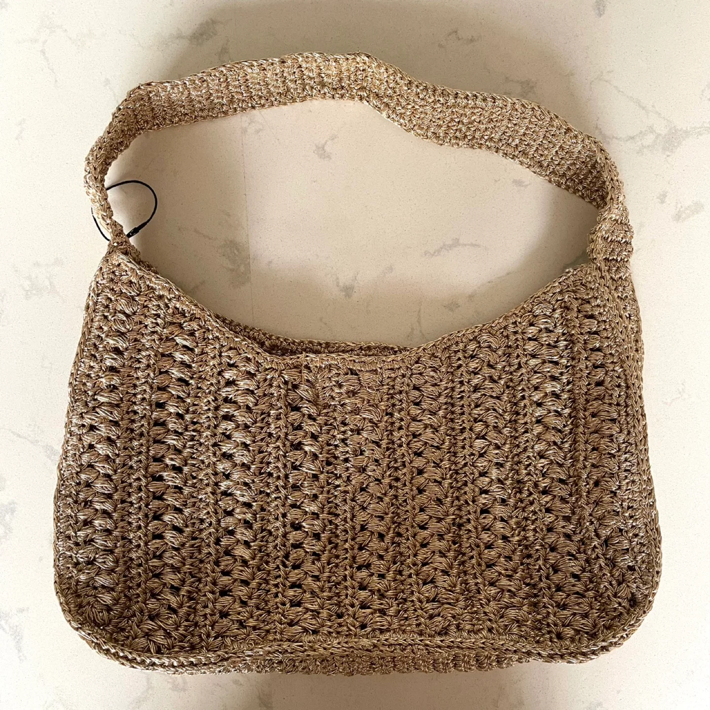 Zara Gold Shoulder Bag thumbnail