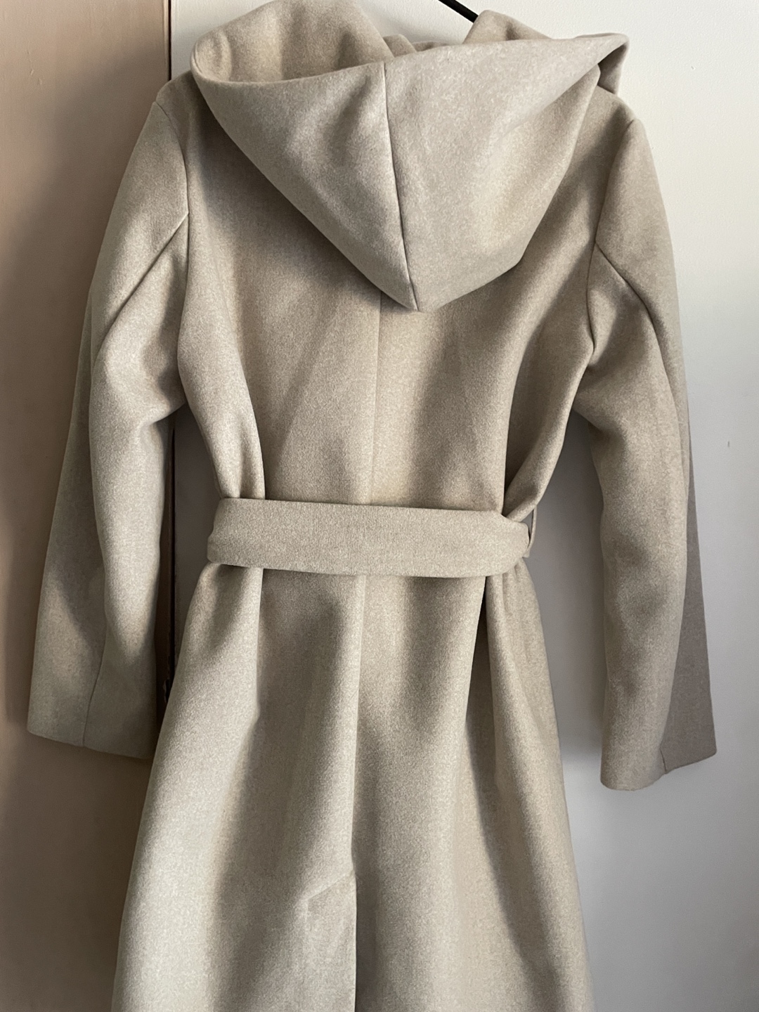 Zara Hooded Coat with Belt - photo 2