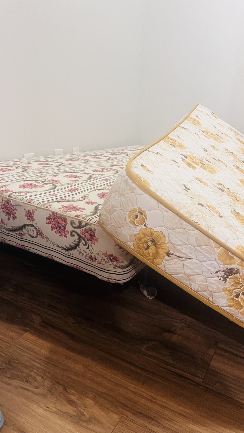 Single size mattress. On sale both Bed frame and mattress.