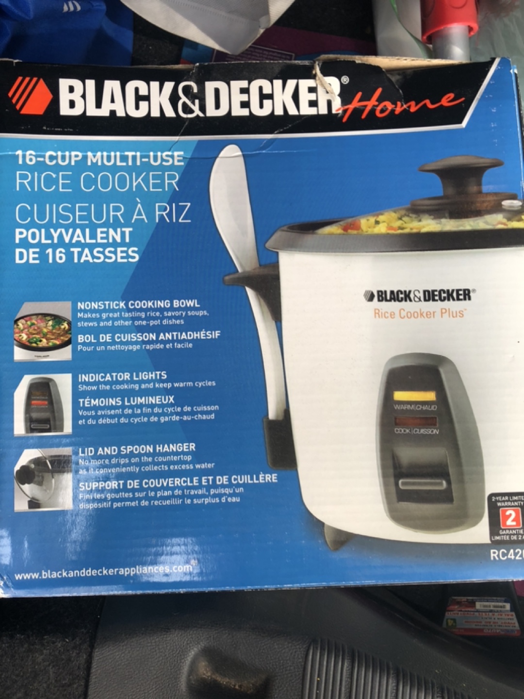 Black & Decker 16 Cup Rice Cooker
