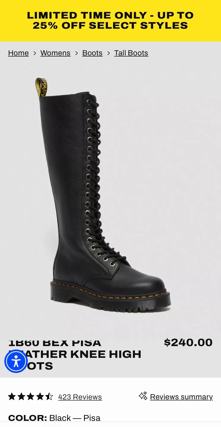Dr. Martens 1960 Bex Knee High Boots image indicator(10)