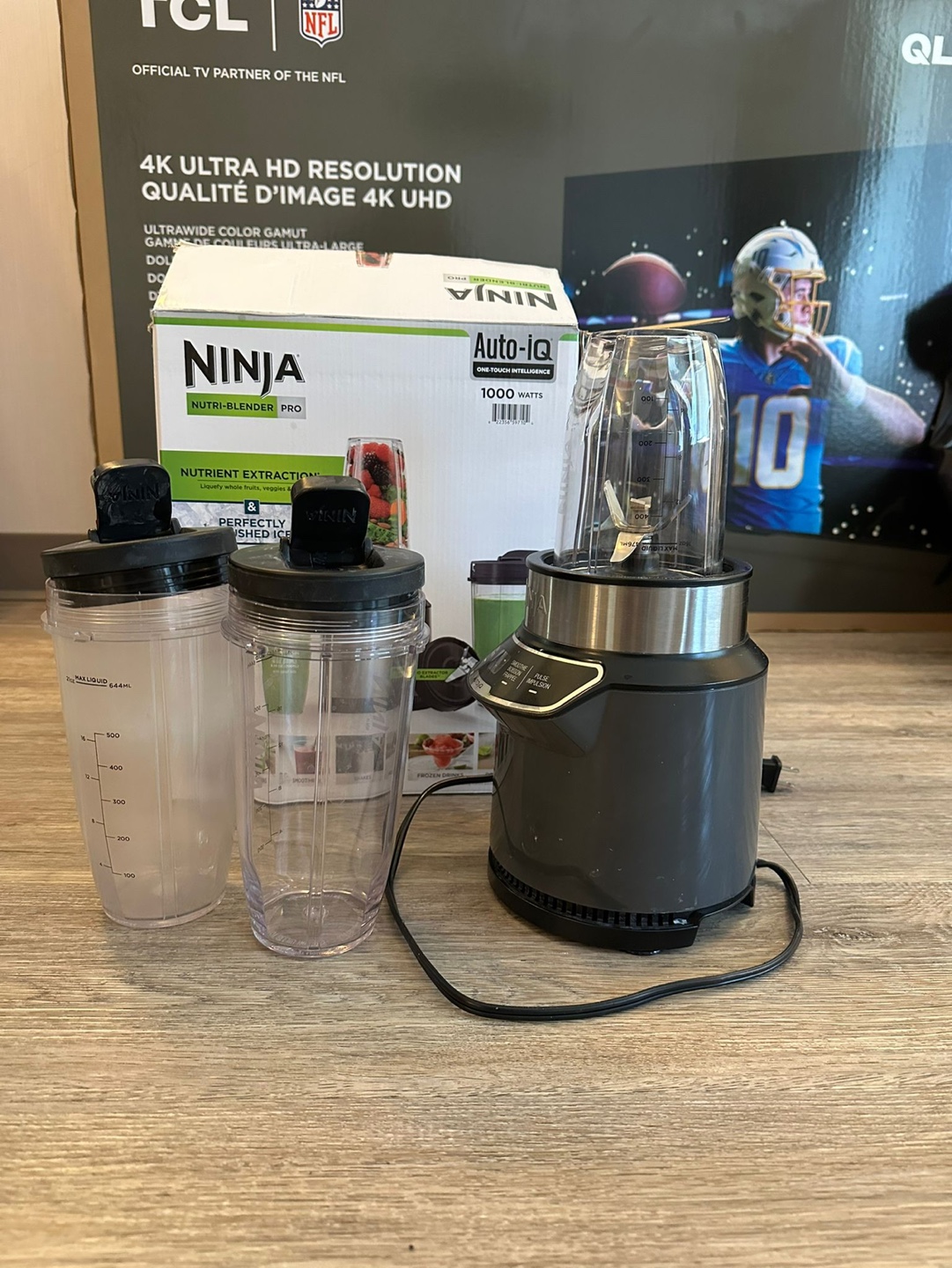 Ninja Nutri-Blender Pro 1000-Watt Personal Blender with Auto-iQ