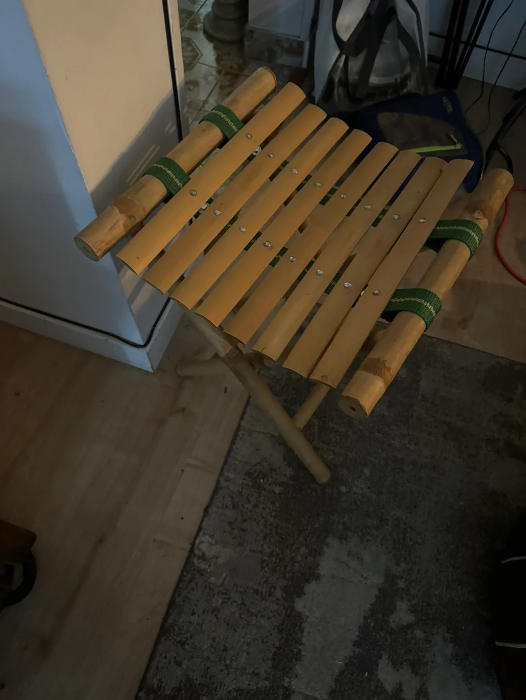 Bamboo Folding Stool thumbnail