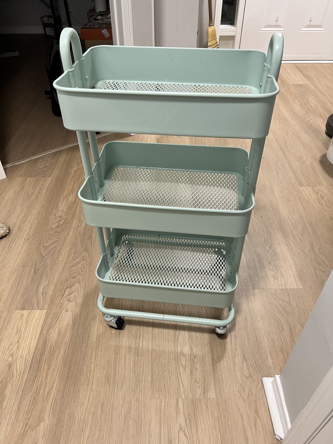 Three-Tier Rolling Cart