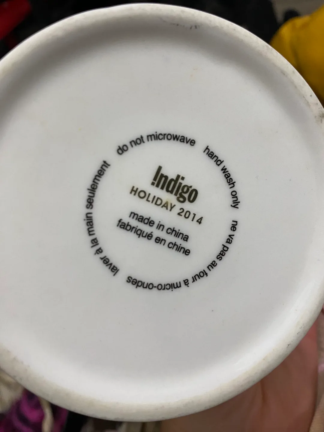 Indigo Holiday 2014 Mug with Gold Handle image indicator(2)