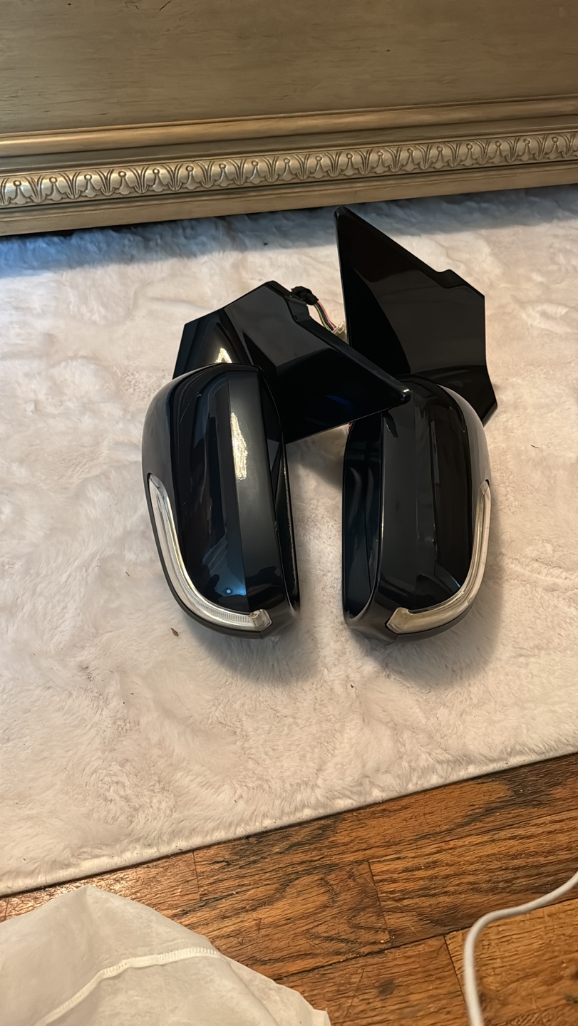Pair of Side View Mirrors Acura Mdx 2010 to 2013