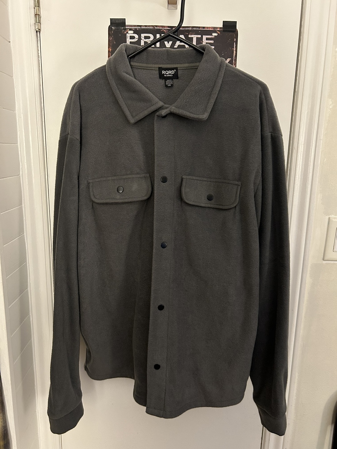 RQR'D Grey Fleece Shirt