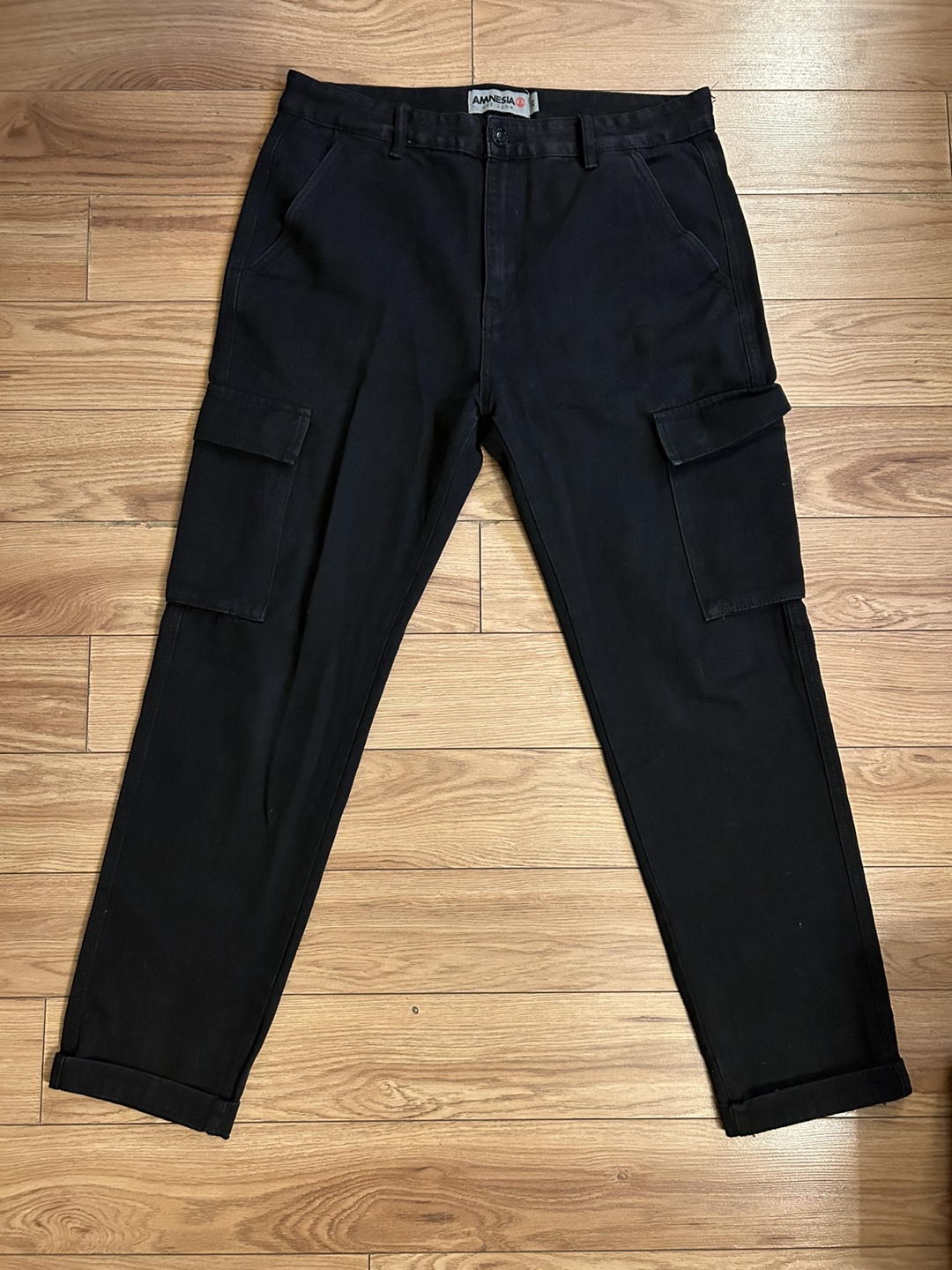 Amnesia Off-Line Black Cargo Pants Size 32