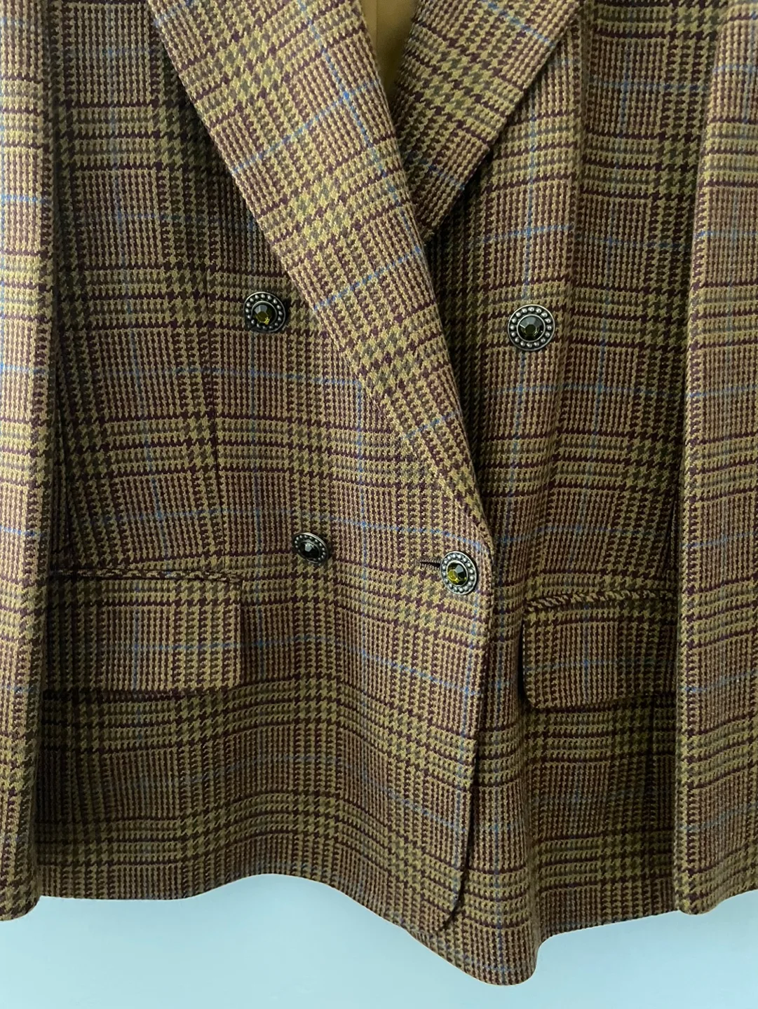 Brown Plaid Blazer image indicator(2)