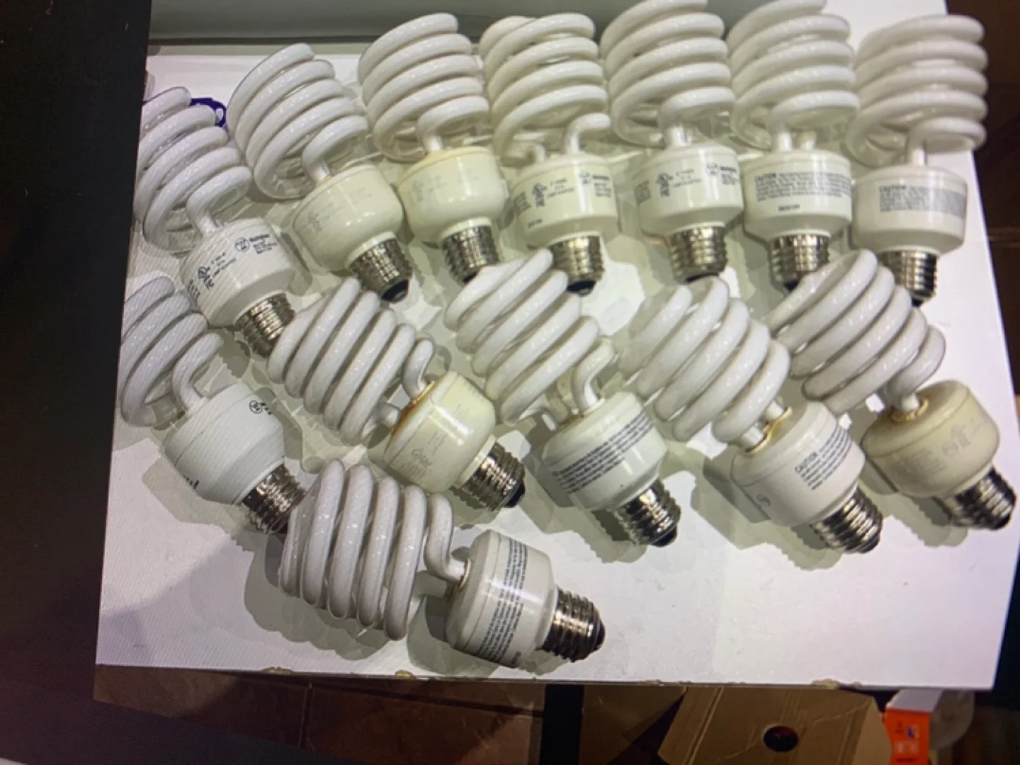 13 Westinghouse & TCP 20-27W 120V Mini Twist Light bulbs image indicator(3)