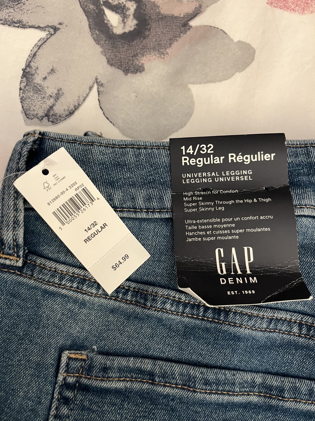 Gap Denim Jeans Size 14/32 - photo 2