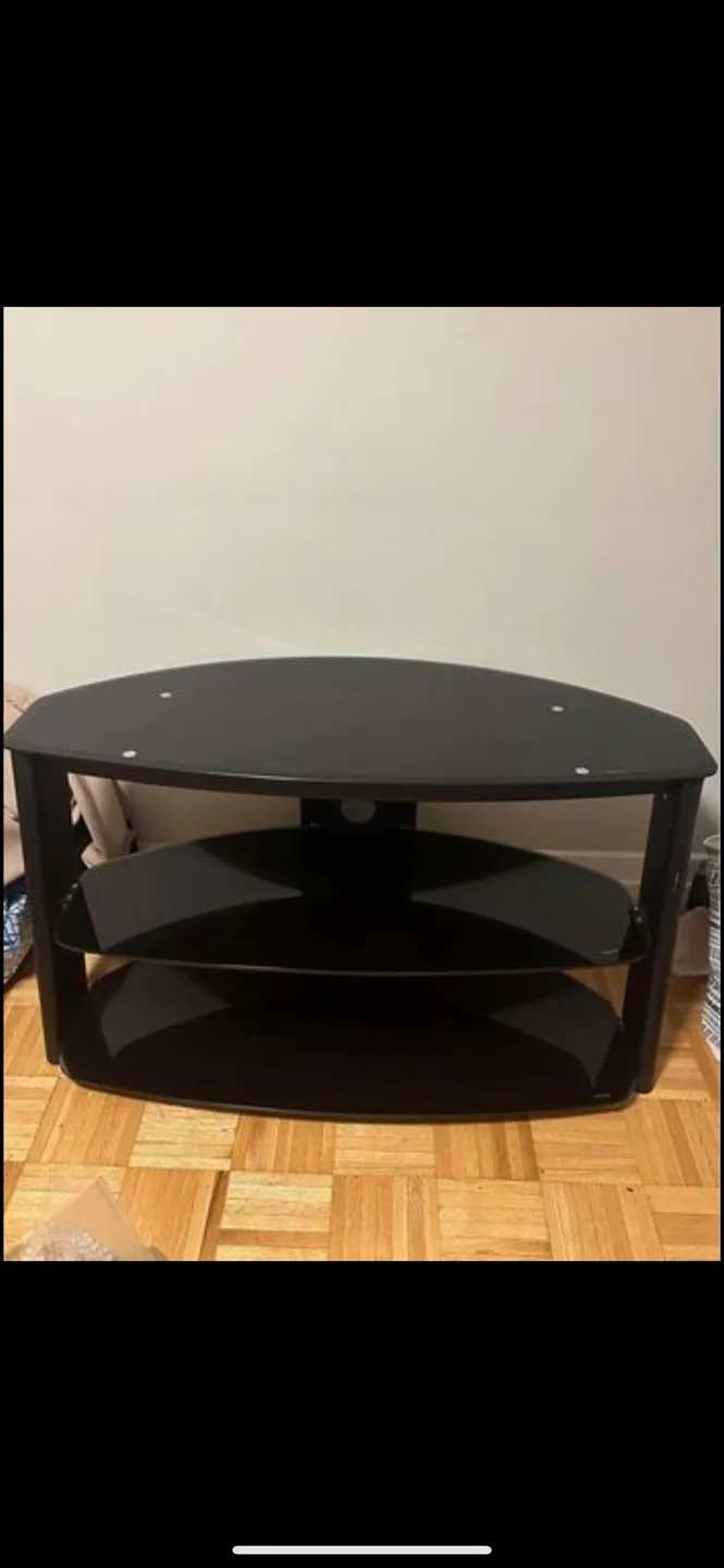 Black Glass TV Stand thumbnail
