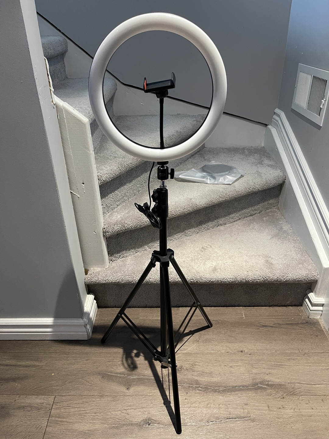 Dimmable LED Ring Light with Tripod