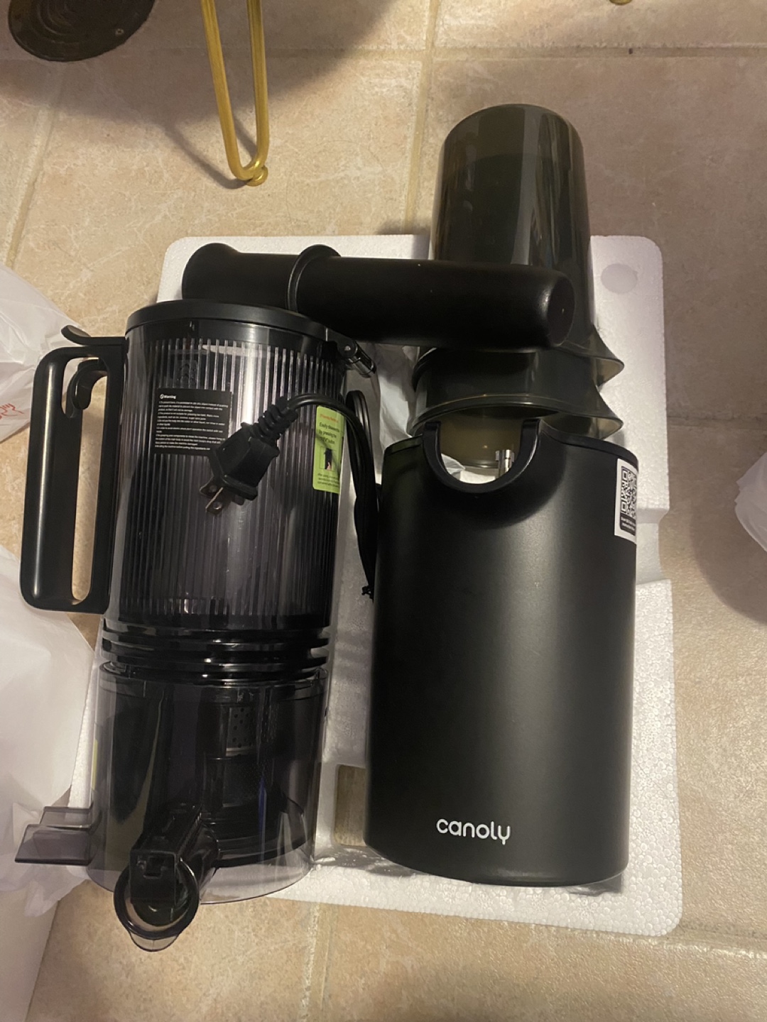 Canoly JE-68 Masticating Juicer - photo 2