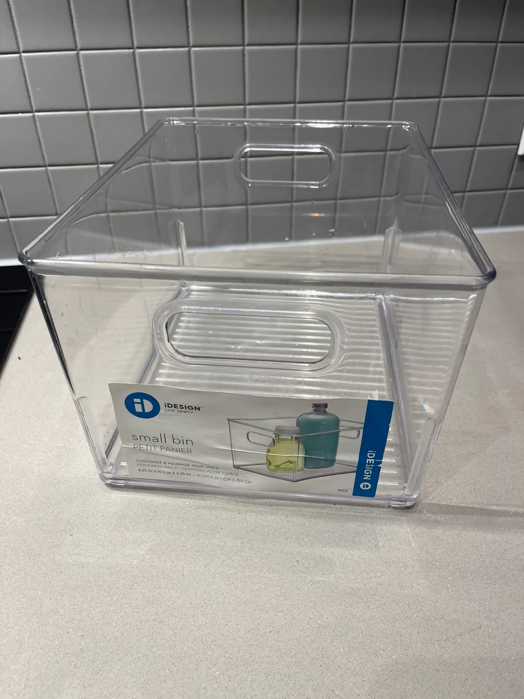 iDesign Clear Storage Bins image indicator(4)