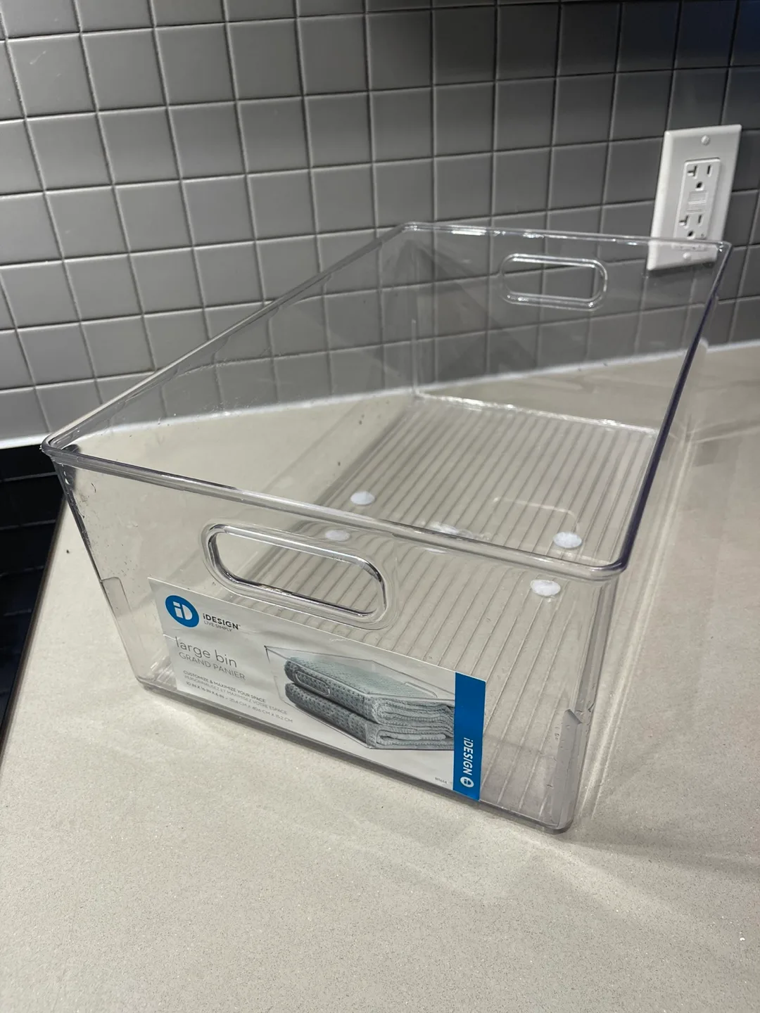 iDesign Clear Storage Bins image indicator(2)