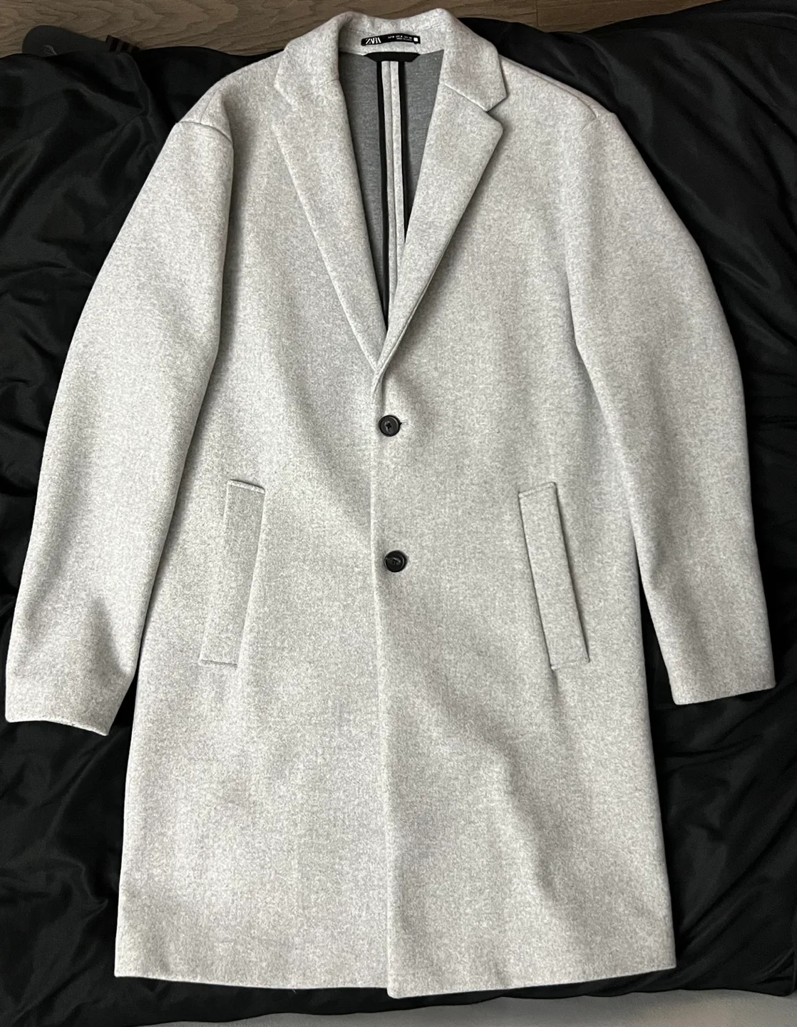 ZARA Men’s Overcoat Size Medium image indicator(3)