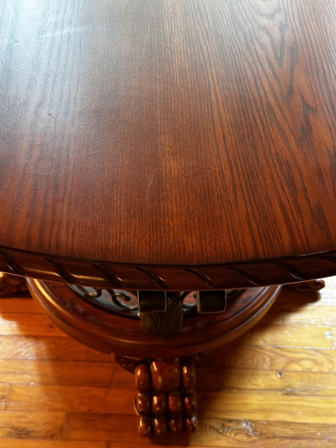 Round Woodtop Table