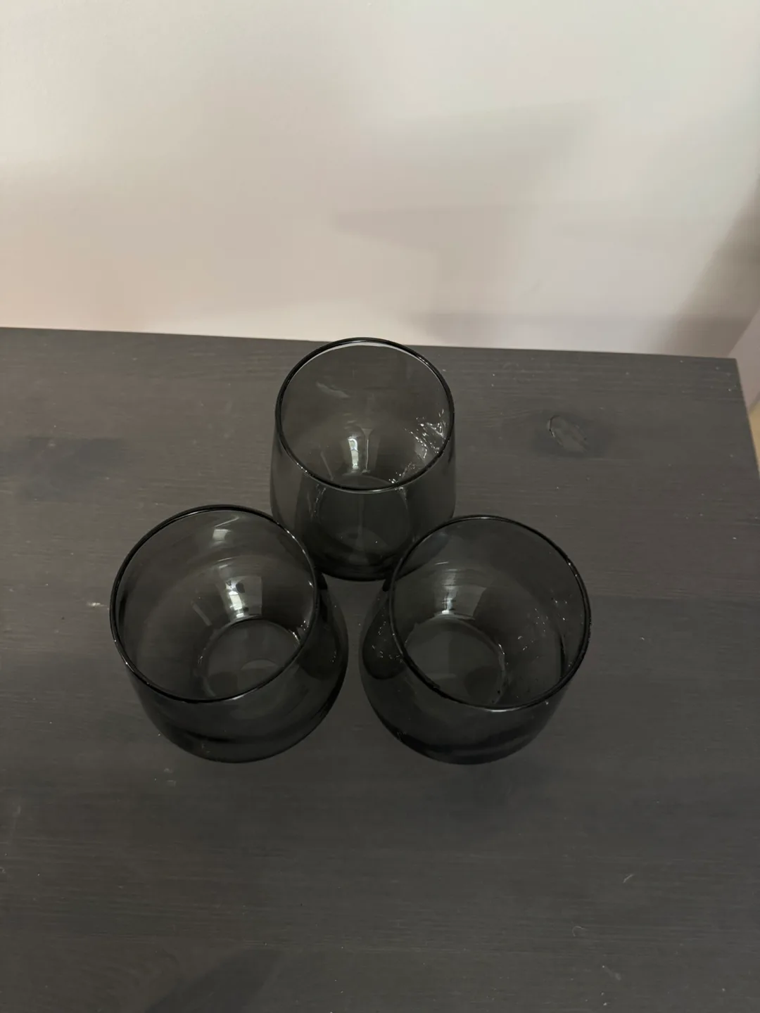 Set of 3 Grey Glasses thumbnail