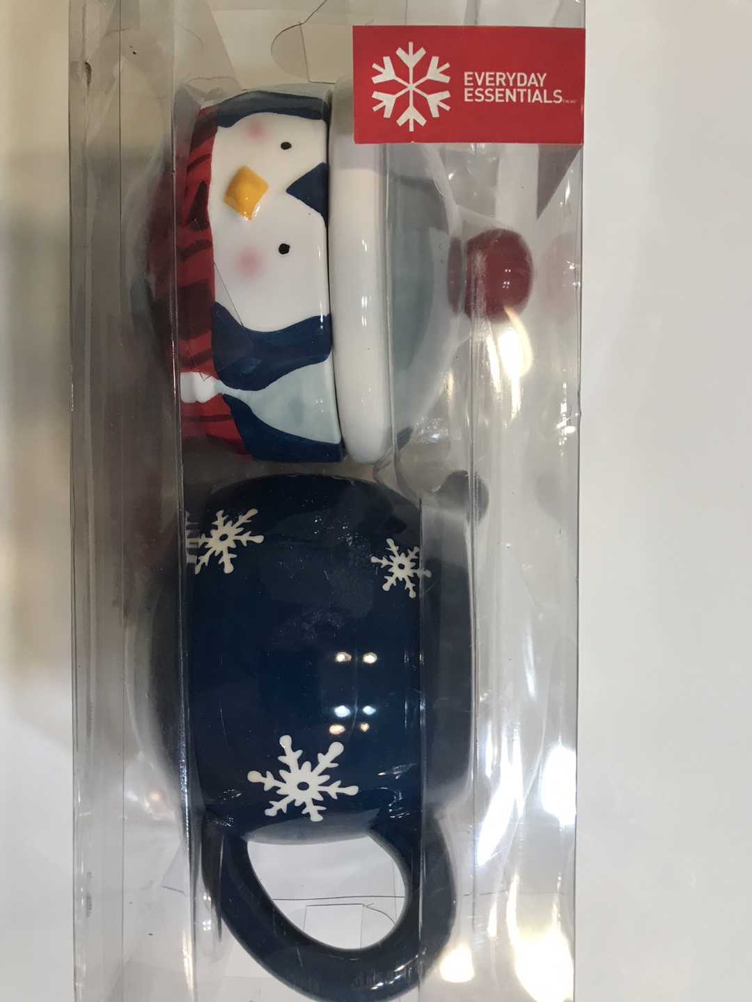 Christmas Set brand new cup milk pingüino