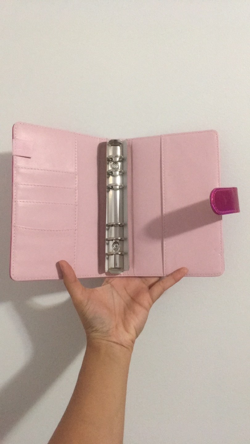 Pink Metallic A6 Budget Planner Binder with Envelopes - photo 3
