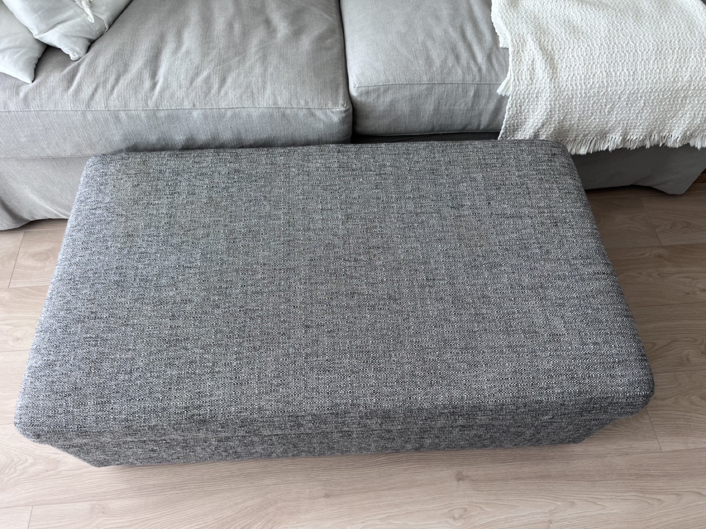CB2  Storage Ottoman - photo 2