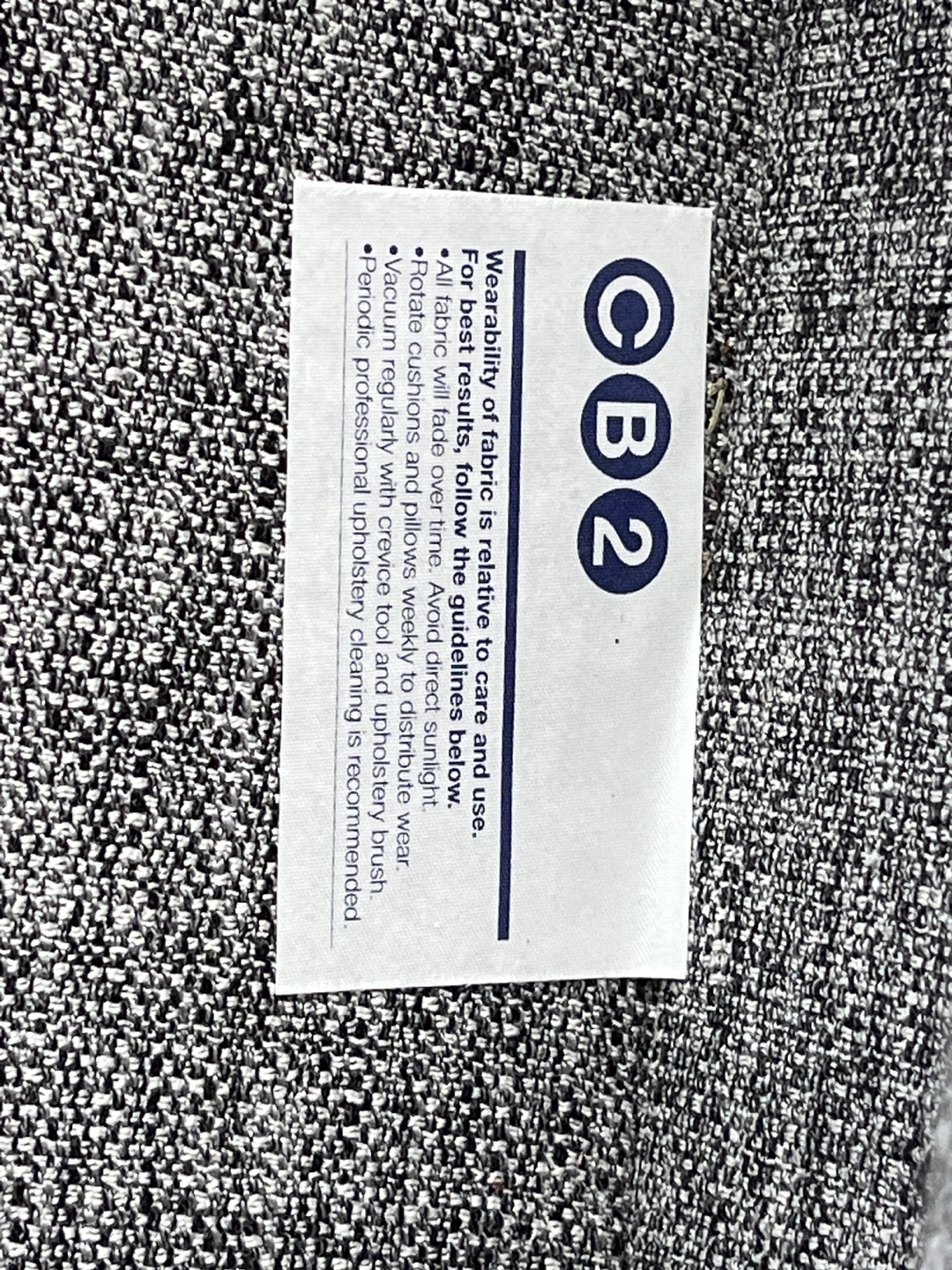 CB2  Storage Ottoman - photo 5