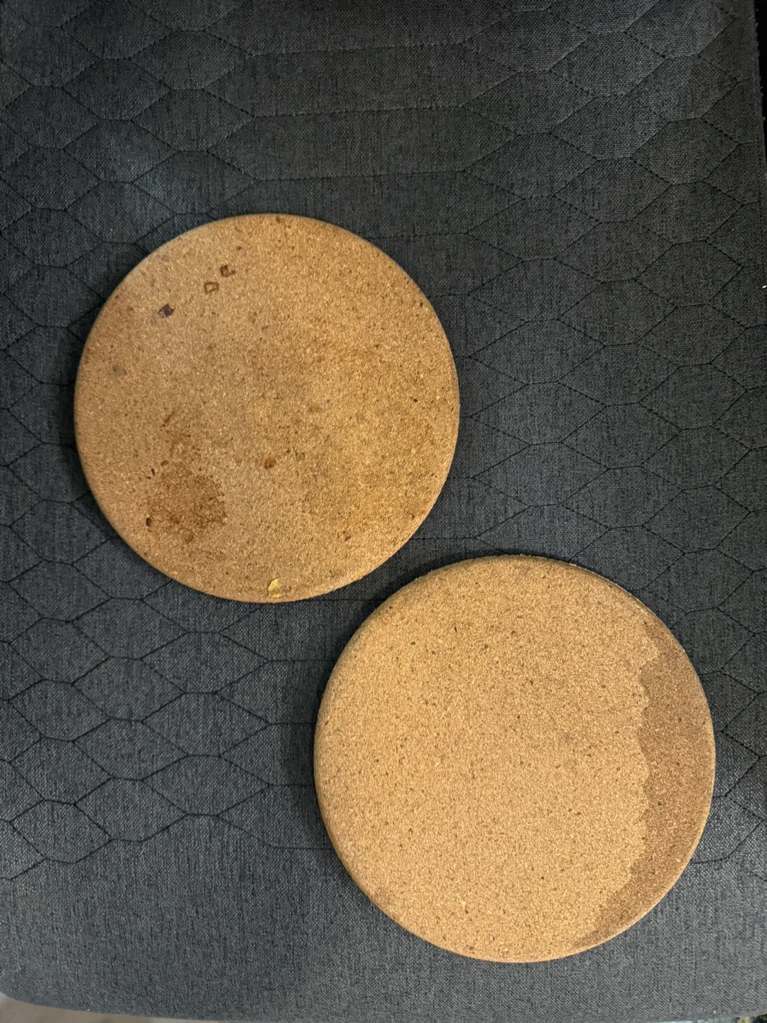 Set of 2 Cork Coasters #freecycle thumbnail