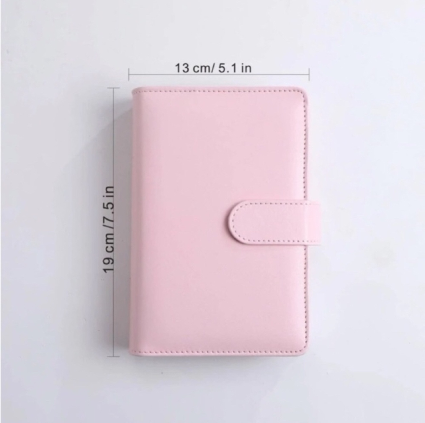 Light Pink A6 Budget Planner Binder with Envelopes