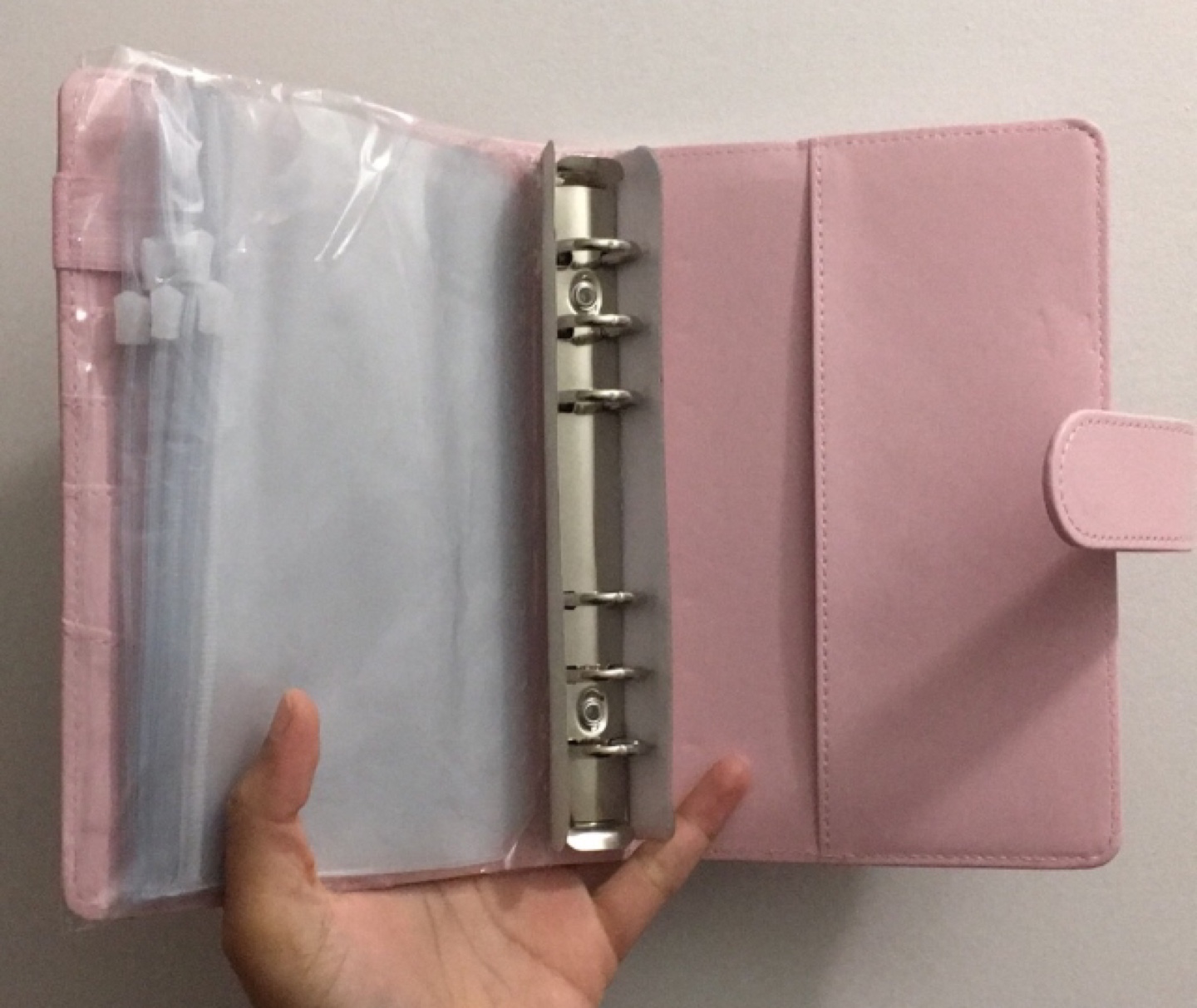 Light Pink A6 Budget Planner Binder with Envelopes - photo 5