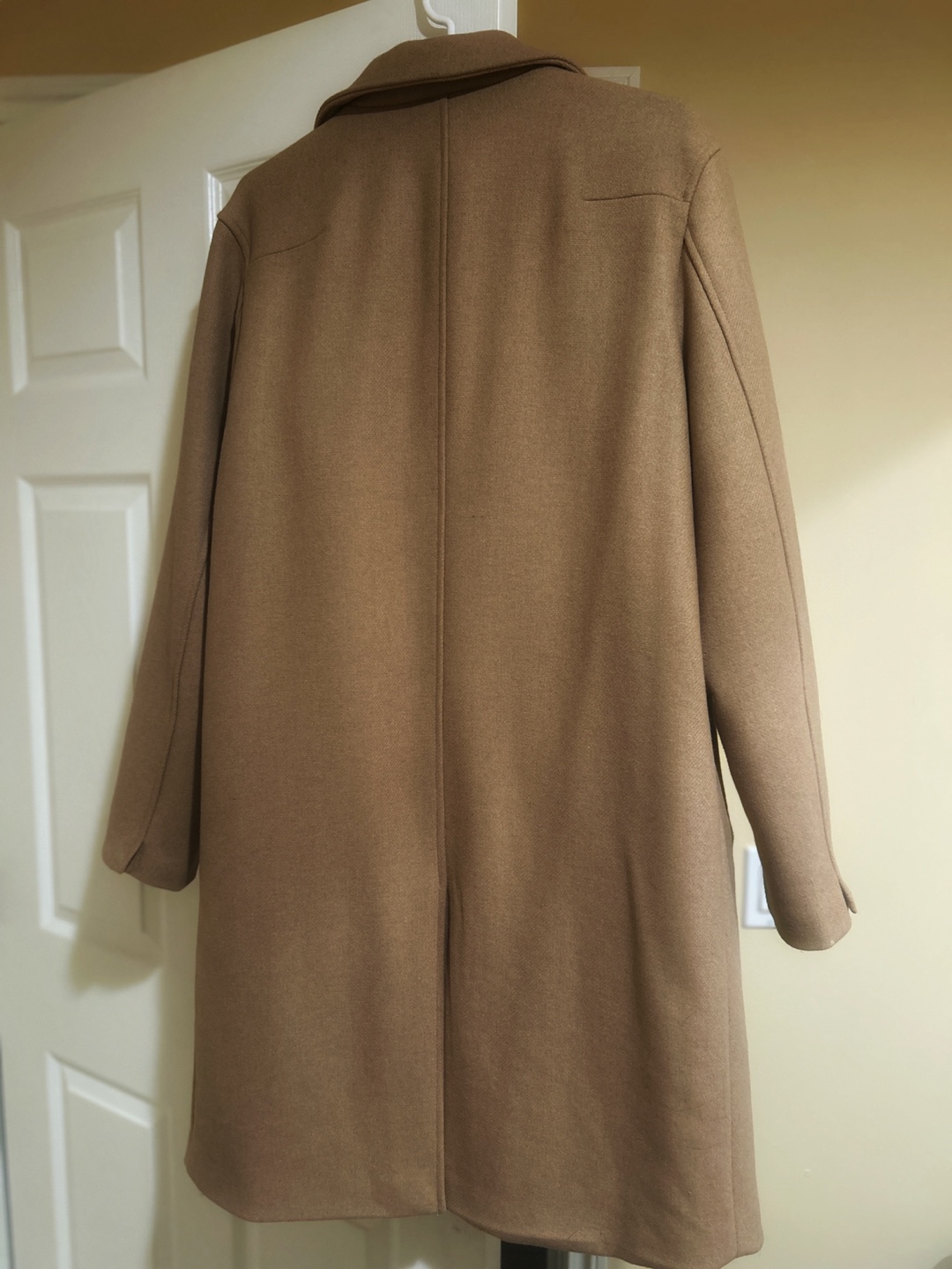 Oak + Fort Balmacaan Coat in Beige - photo 2