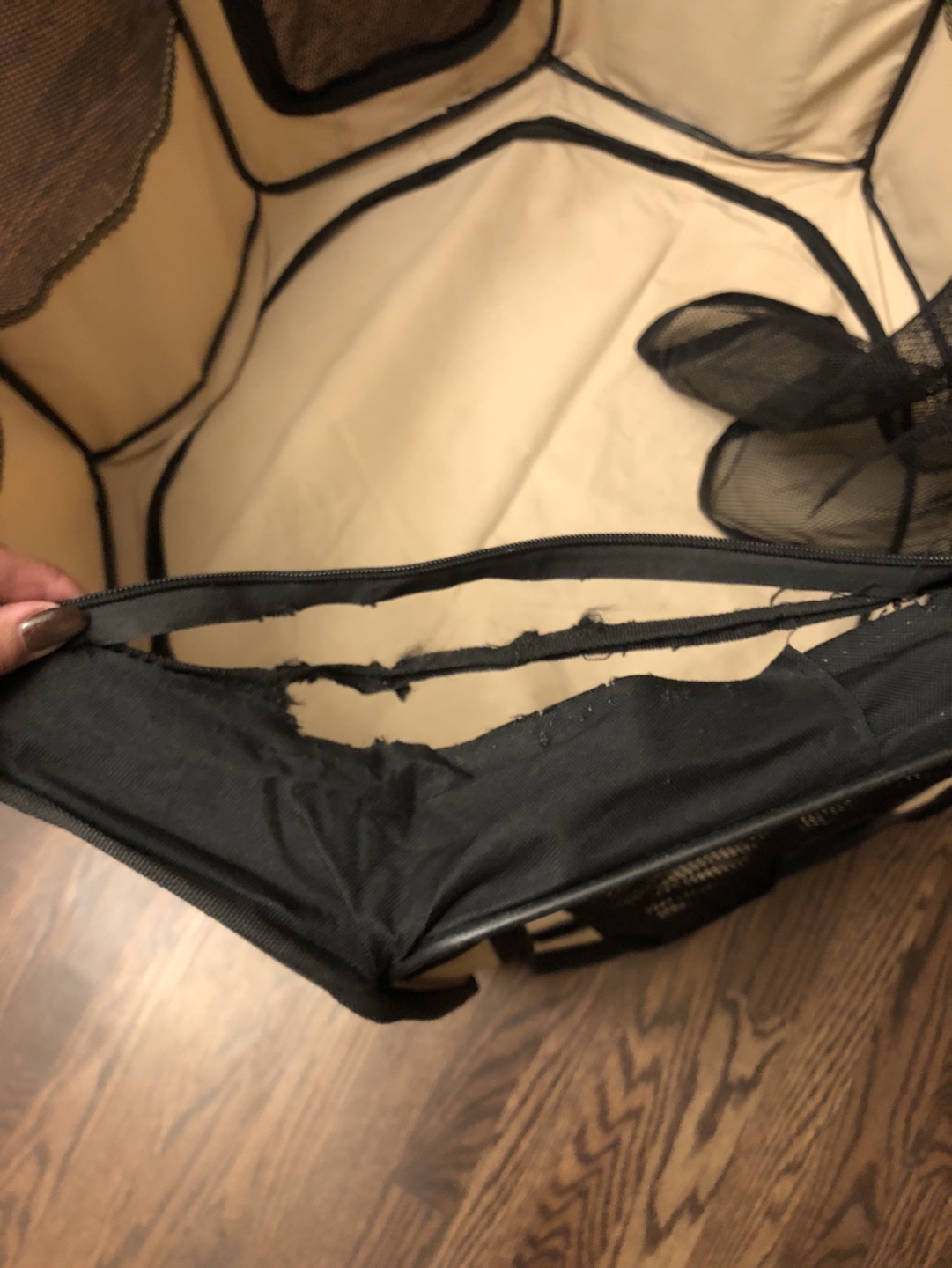 Pet Playpen with Carrying Case #freecycle - photo 2