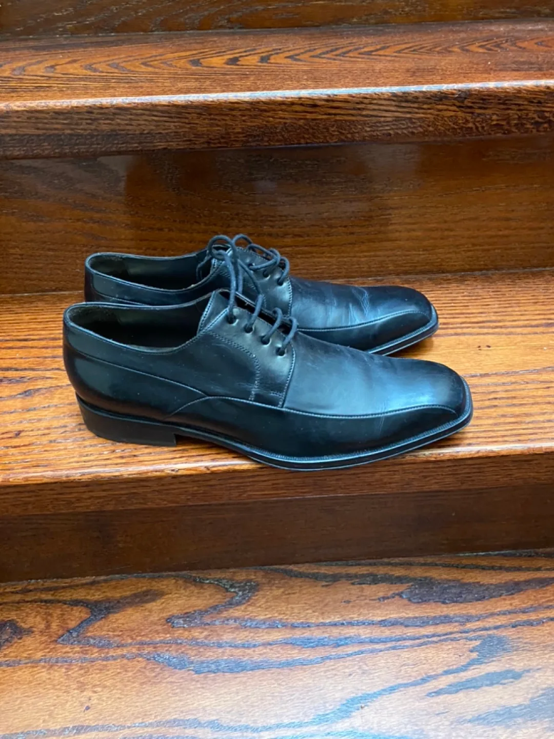 Galizio Torresi Men's Leather Dress Shoes Size 41 thumbnail