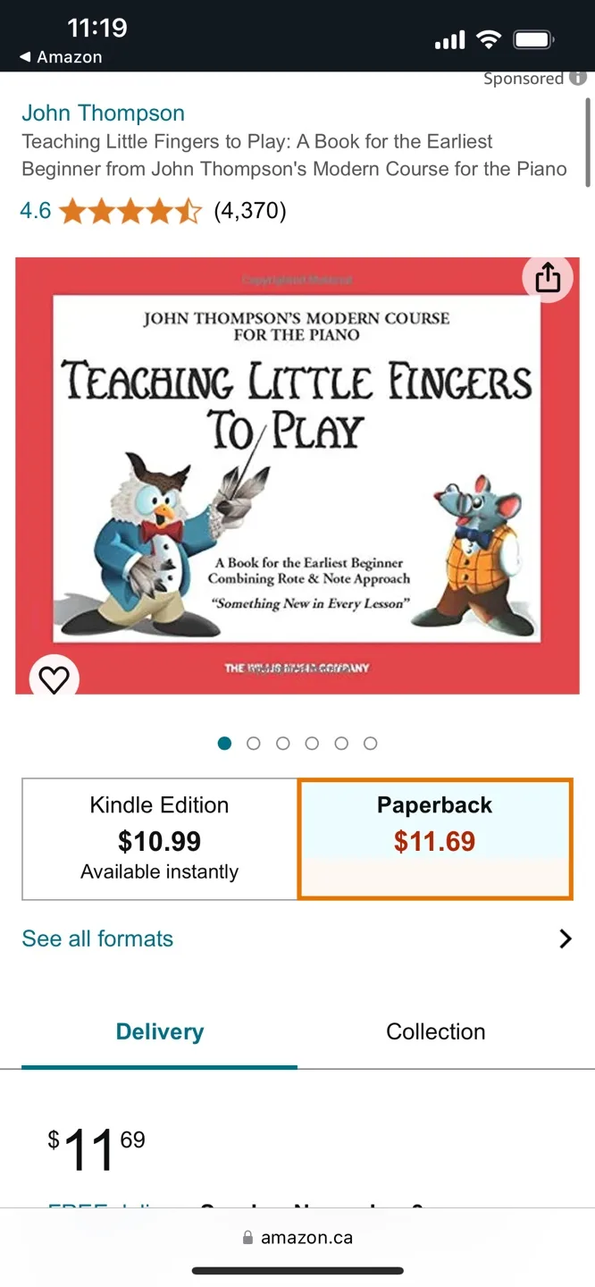 Like New Piano Book - Teaching Little Fingers to Play image indicator(6)