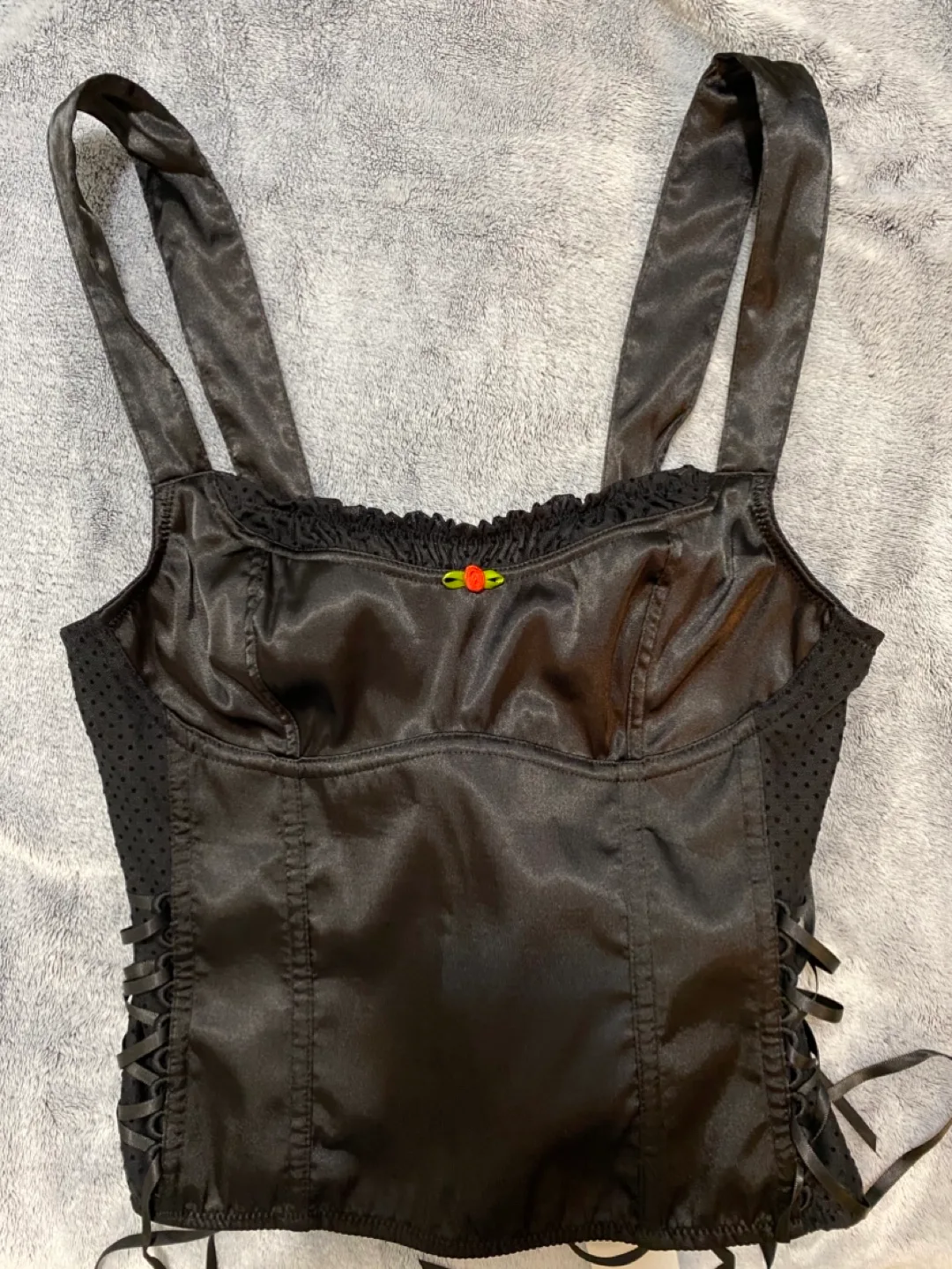 BRAND NEW Urban Outfitters Satin Corset Top (size XS) thumbnail