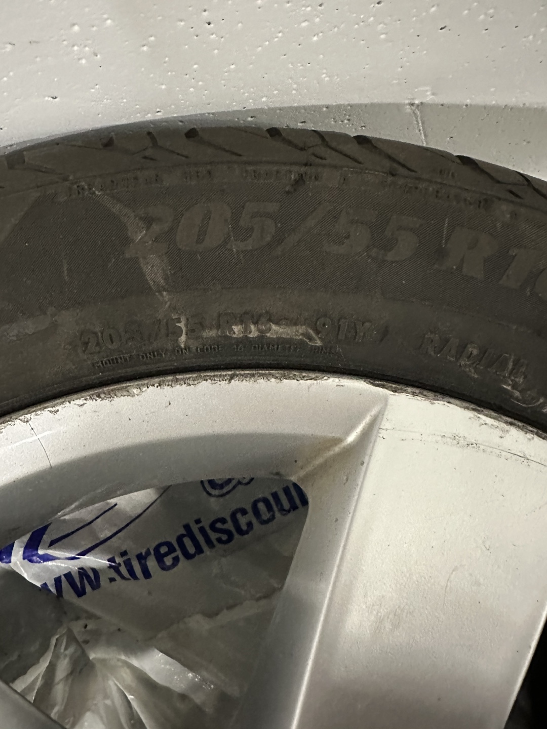 VW 16 inch Alloy Wheels with Tires - photo 2