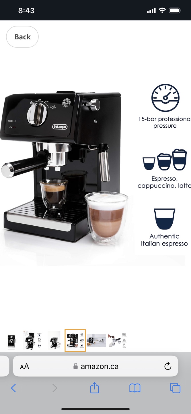 De'Longhi ECP3220 Espresso Machine - photo 2