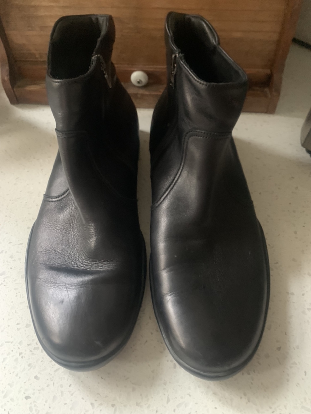 Prada Black Leather Ankle Boots - photo 2