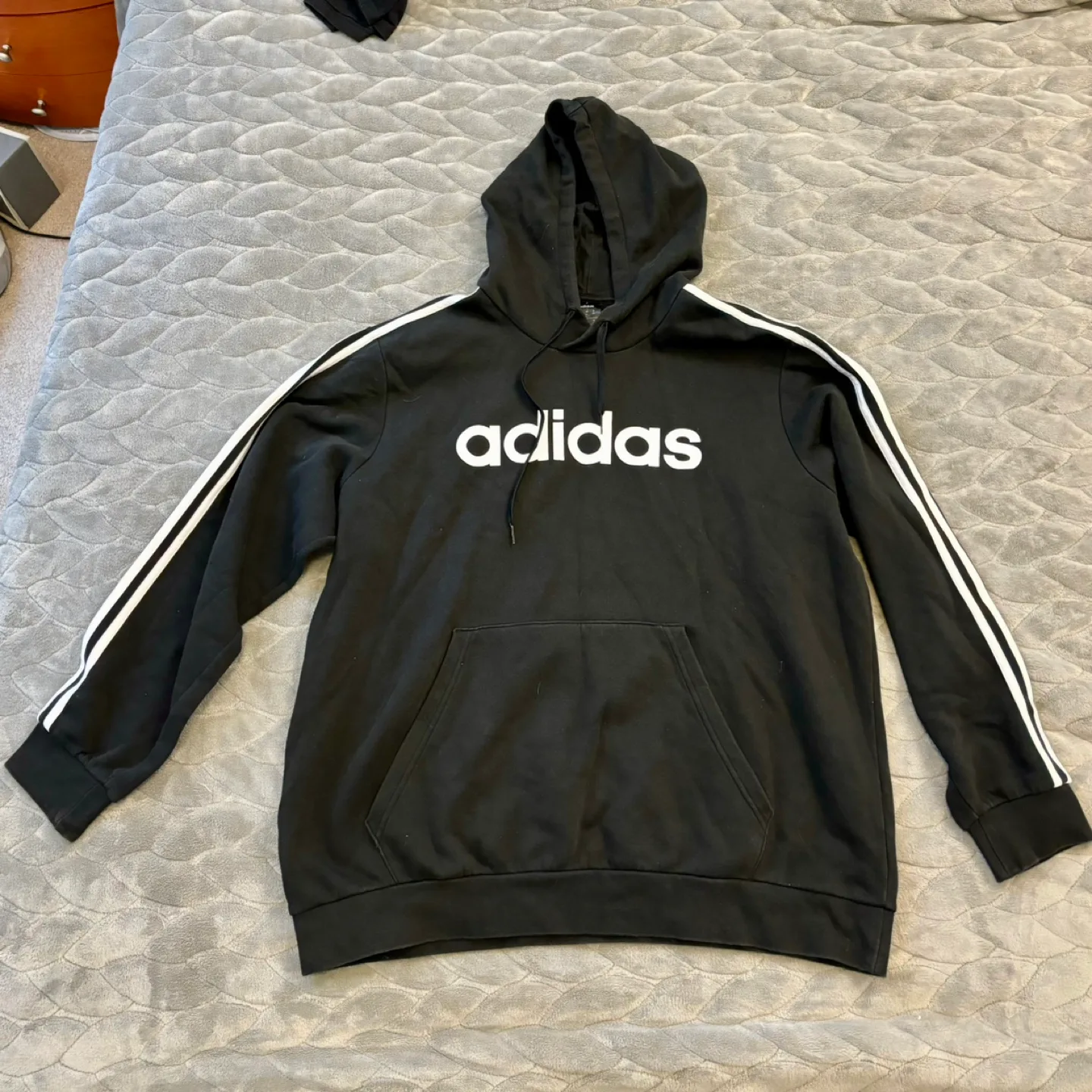 Adidas Black Hoodie thumbnail