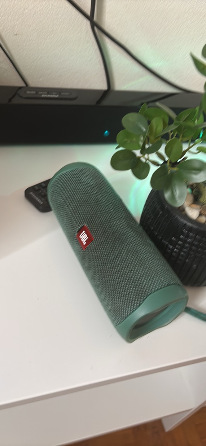 JBL Flip 5 Portable Bluetooth Speaker - Green - photo 2
