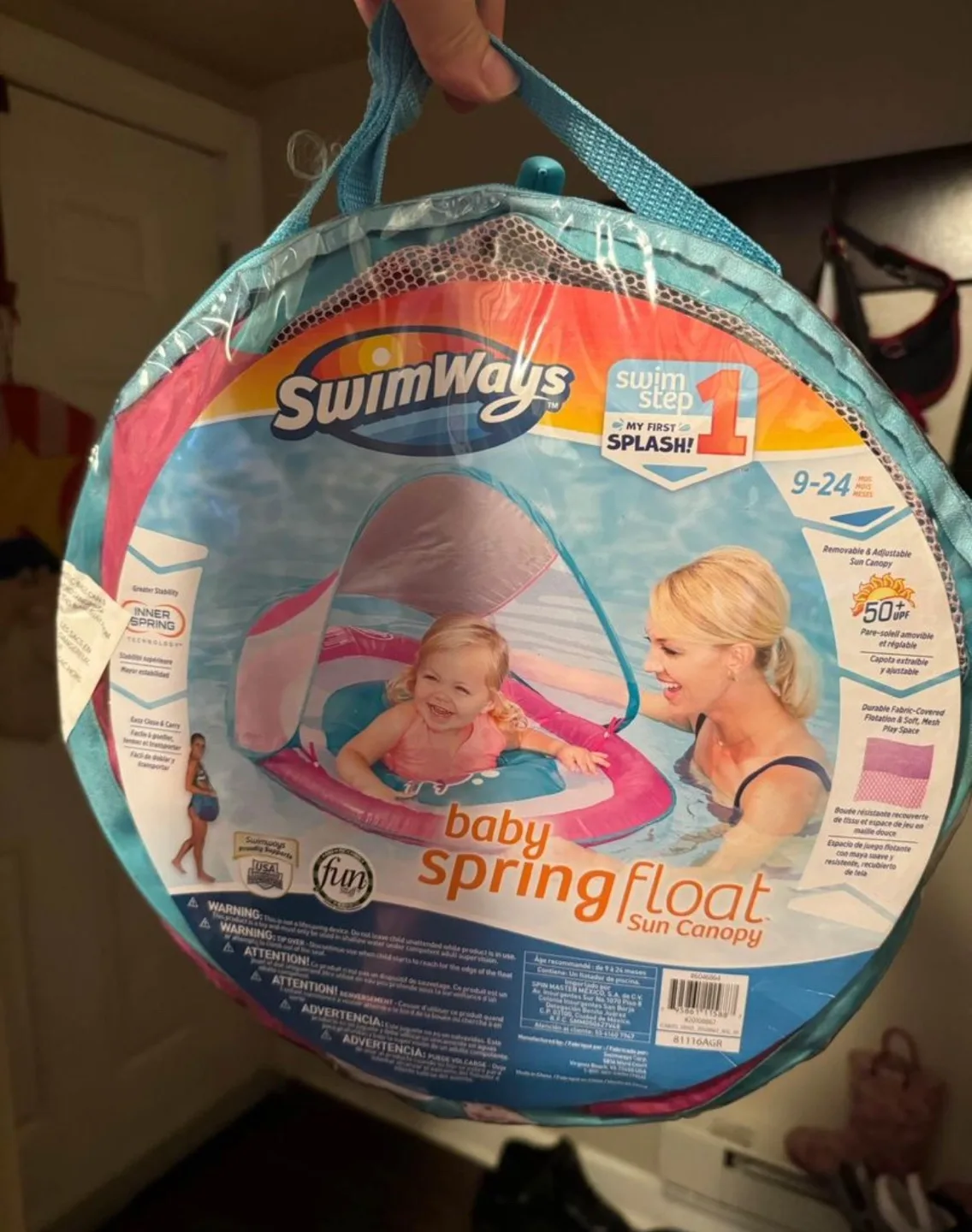 Swimways Baby Spring Float with Sun Canopy thumbnail