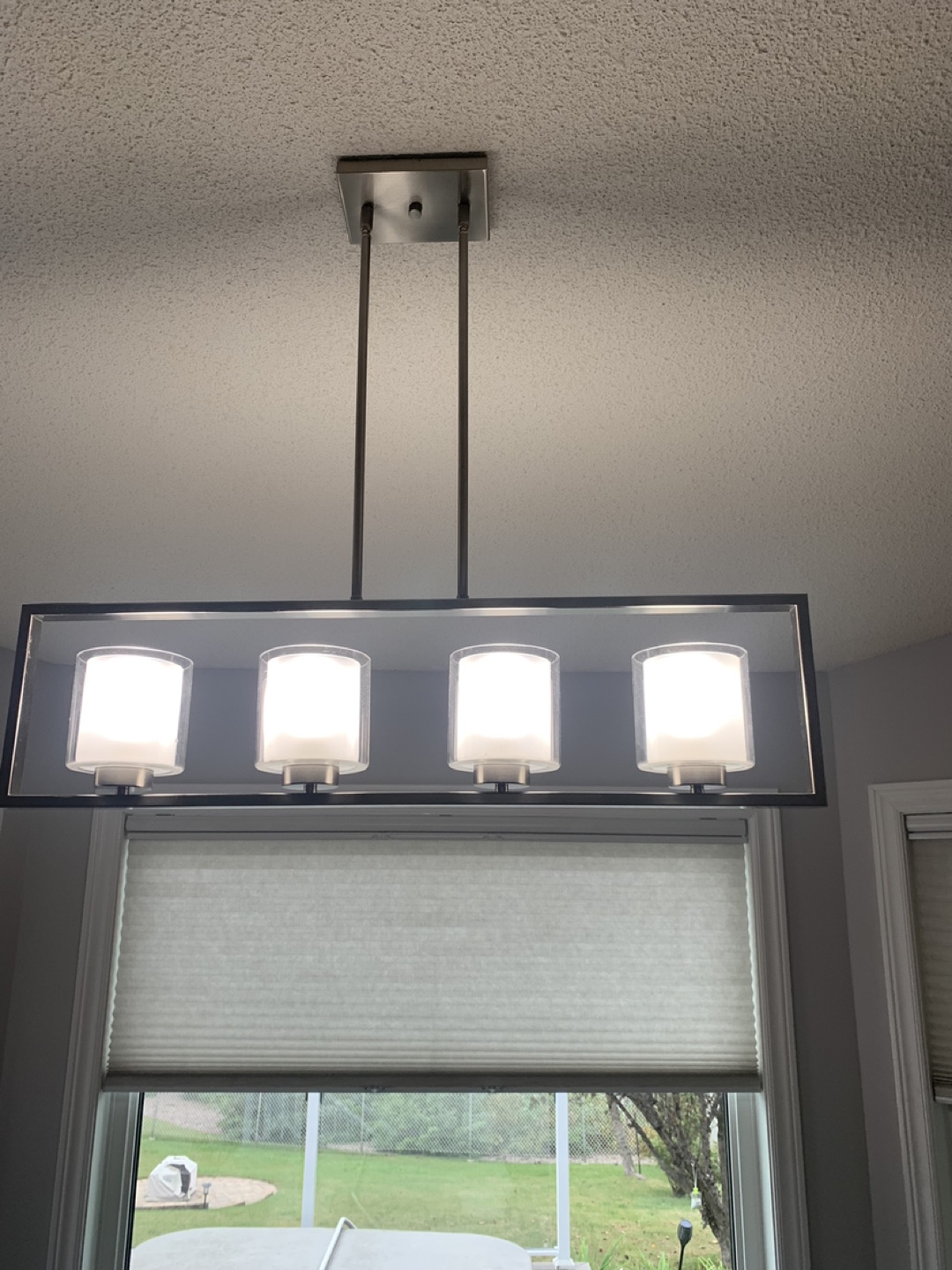 Modern 4-Light Chandelier