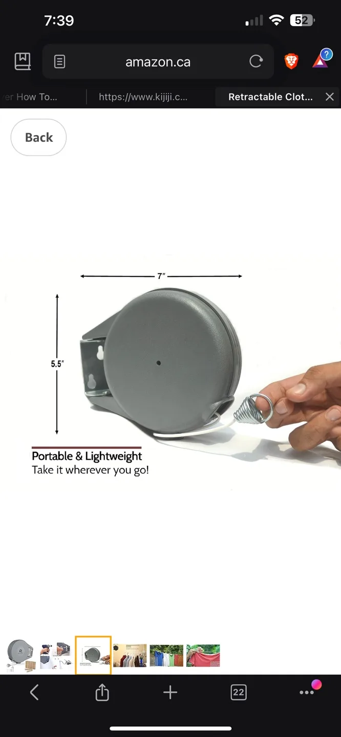 *New* $125 4x Retractable Clothesline image indicator(4)