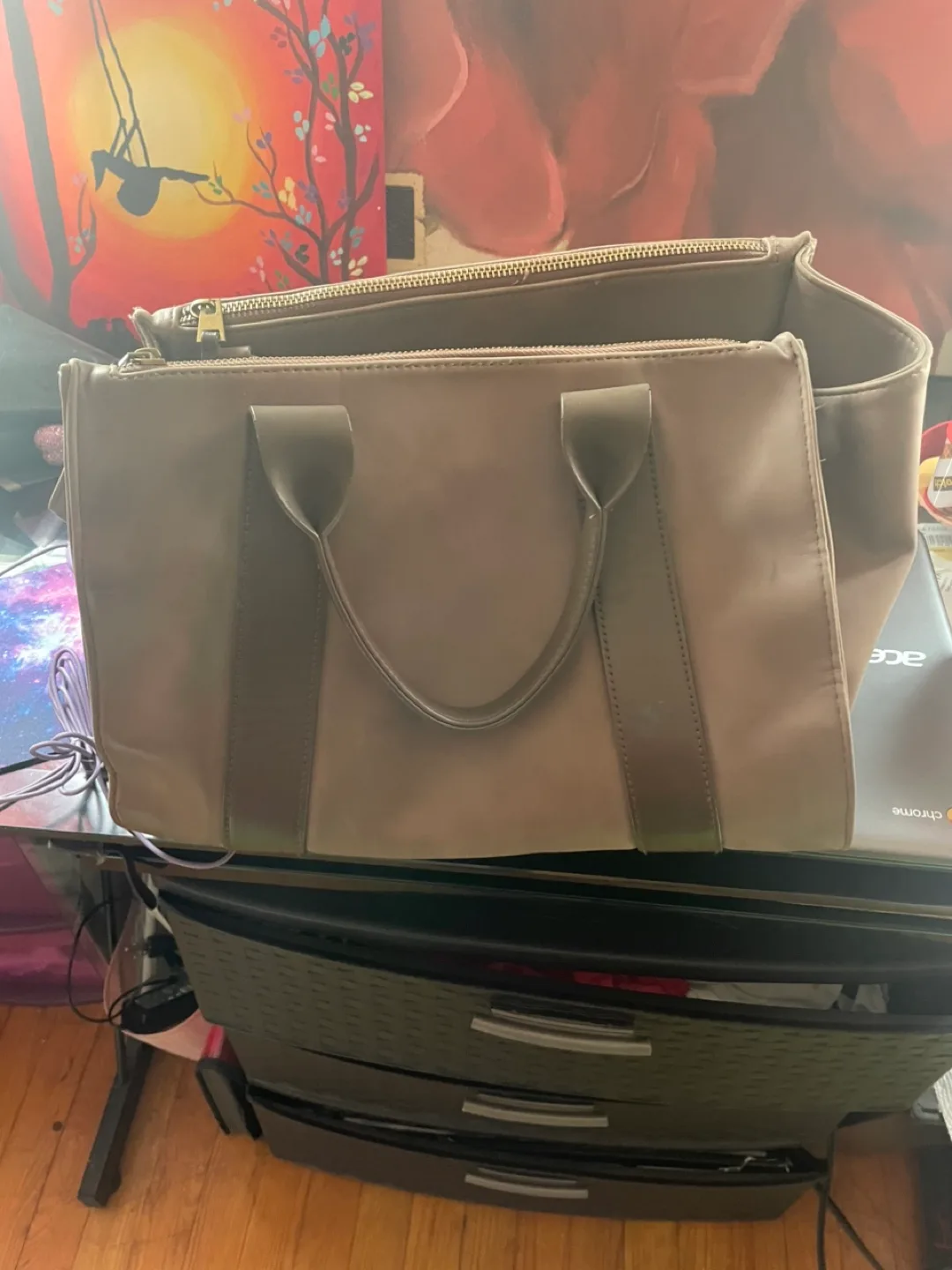 Universal Thread Brown Tote Bag thumbnail
