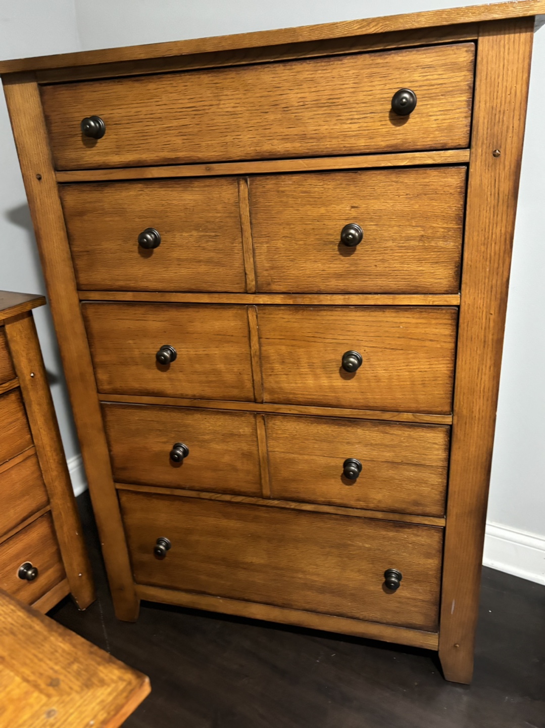Wood Dresser and Nightstand Set - photo 3