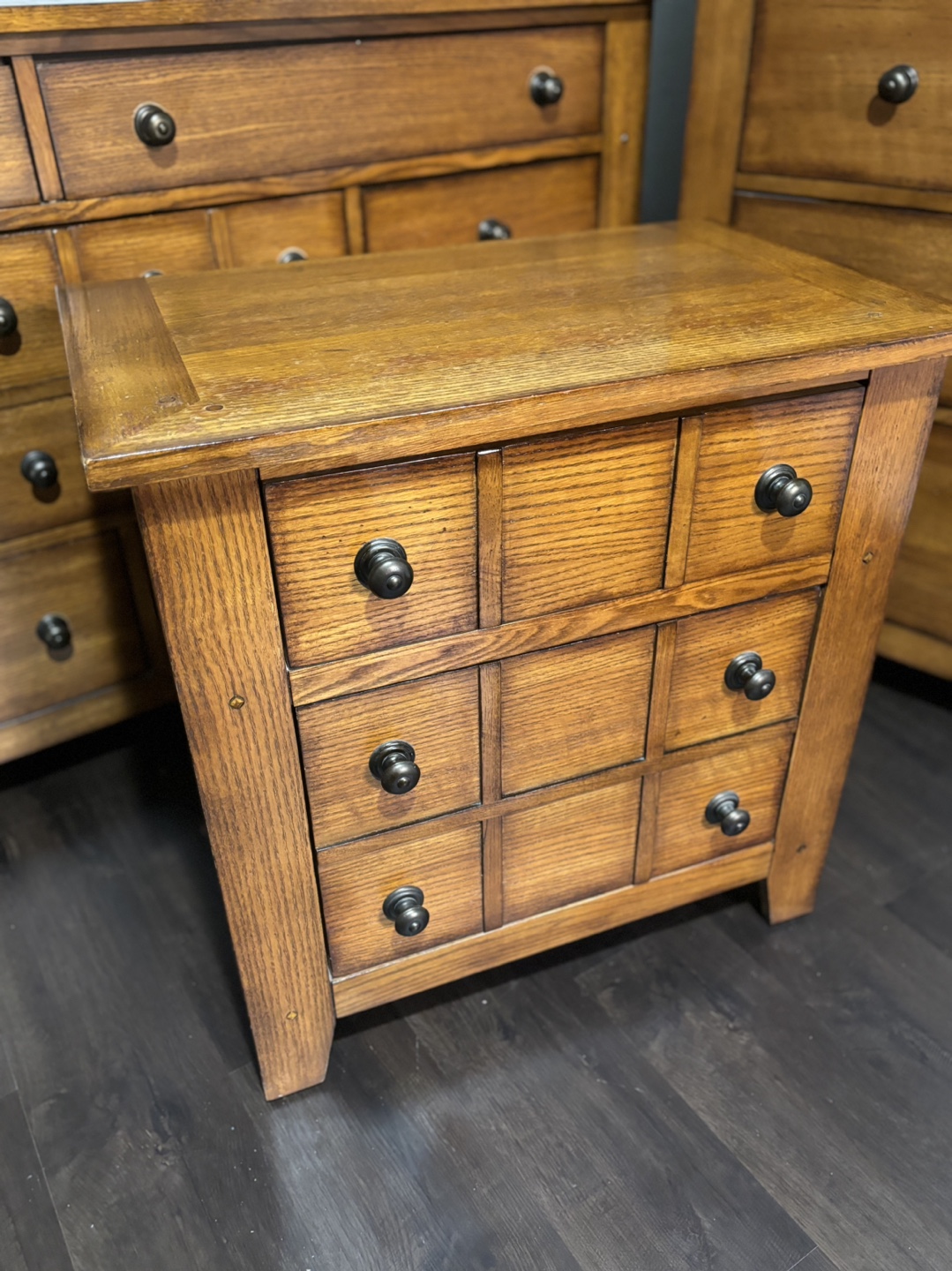 Wood Dresser and Nightstand Set - photo 2