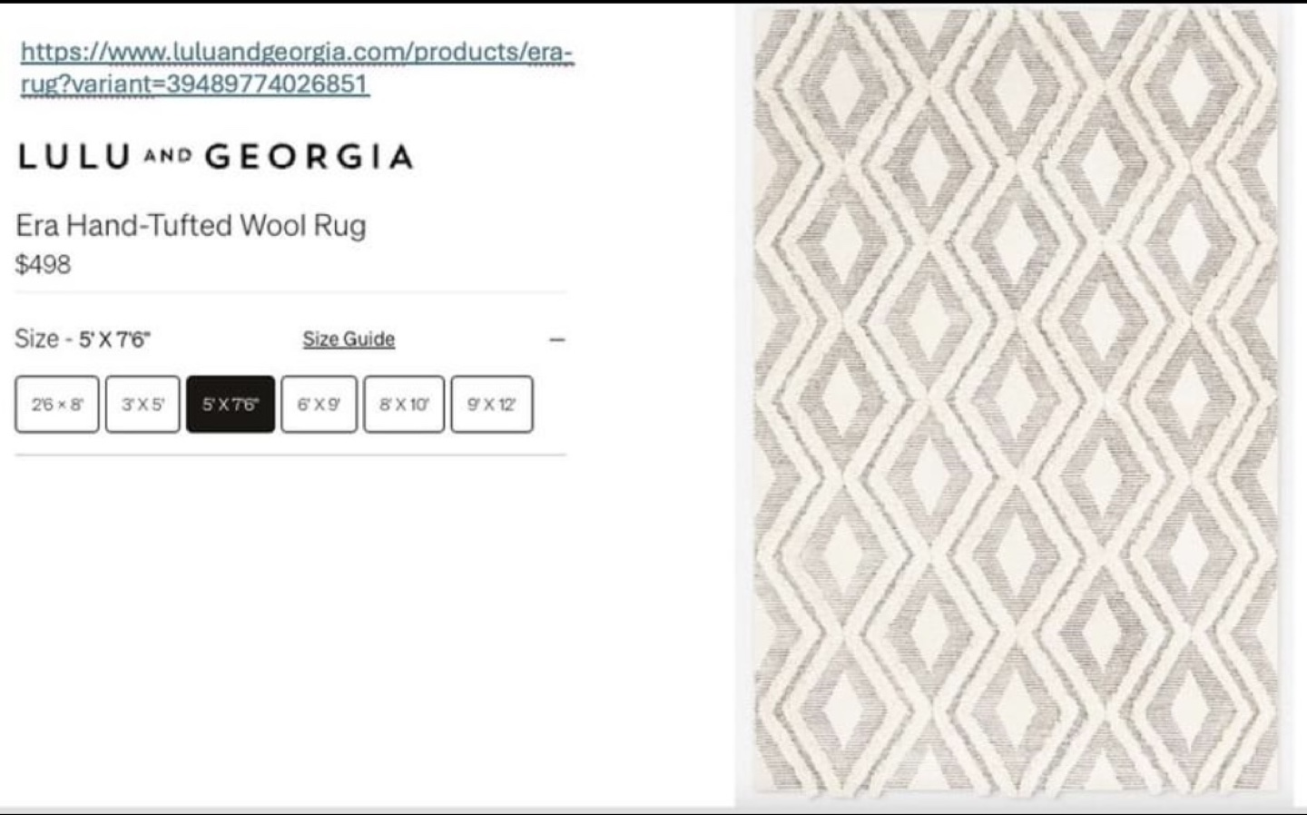 Lulu & Georgia Area Rug - photo 3